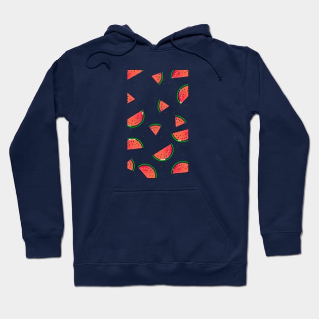 summer watermelon Hoodie by Mia